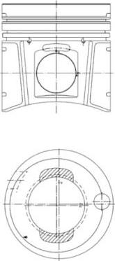 Kolbenschmidt 99979960 - Remkomplekts, Virzulis / Cilindra čaula www.autospares.lv