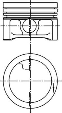 Kolbenschmidt 99455600 - Поршень www.autospares.lv