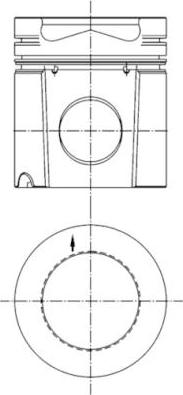 Kolbenschmidt 99436960 - Ремонтный комплект, поршень / гильза цилиндра www.autospares.lv