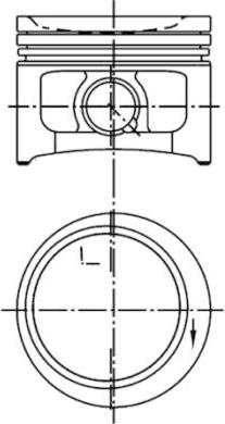 Kolbenschmidt 99679600 - Virzulis www.autospares.lv