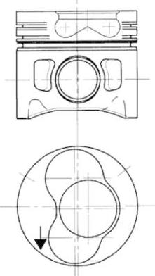 Kolbenschmidt 94430700 - Virzulis www.autospares.lv