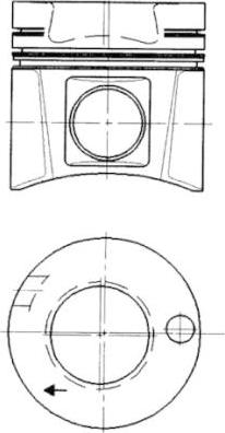 Kolbenschmidt 99503961 - Remkomplekts, Virzulis / Cilindra čaula www.autospares.lv