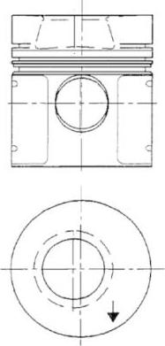 Kolbenschmidt 93964960 - Remkomplekts, Virzulis / Cilindra čaula www.autospares.lv