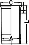 Kolbenschmidt 89816110 - Cilindra čaula www.autospares.lv