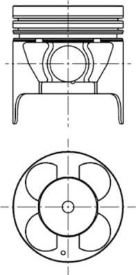 Kolbenschmidt 50003131 - Cilindru galva www.autospares.lv