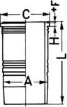 Kolbenschmidt 89092110 - Cilindra čaula www.autospares.lv