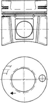 Kolbenschmidt 94361960 - Remkomplekts, Virzulis / Cilindra čaula www.autospares.lv