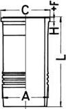 Kolbenschmidt 89912110 - Cilindra čaula www.autospares.lv