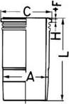 Kolbenschmidt 89181110 - Cilindra čaula www.autospares.lv