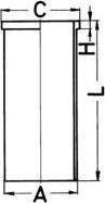 Kolbenschmidt 88640110 - Cilindra čaula autospares.lv