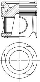 Kolbenschmidt 41276600 - Piston www.autospares.lv