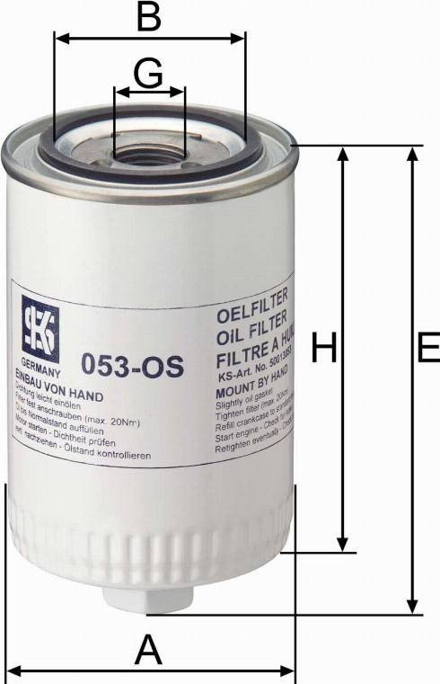 Kolbenschmidt 50013147 - Oil Filter www.autospares.lv