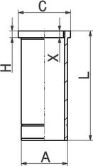 Kolbenschmidt 89920110 - Cilindra čaula www.autospares.lv