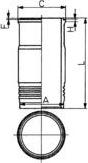 Kolbenschmidt 89464110 - Cylinder Sleeve www.autospares.lv