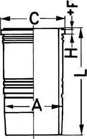 Kolbenschmidt 89340110 - Cilindra čaula www.autospares.lv