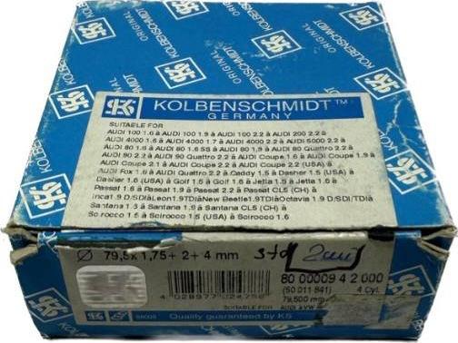 Kolbenschmidt 800000942000 - Virzuļa gredzenu komplekts www.autospares.lv