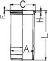 Kolbenschmidt 89868110 - Cilindra čaula www.autospares.lv