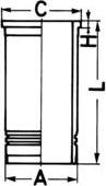 Kolbenschmidt 88318110 - Cilindra čaula www.autospares.lv