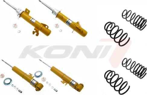 KONI 1140-0901 - Balstiekārtas komplekts, Atsperes / Amortizatori www.autospares.lv