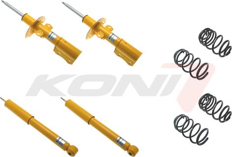 KONI 1140-5052 - Balstiekārtas komplekts, Atsperes / Amortizatori www.autospares.lv