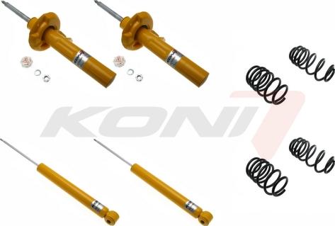 KONI 1140-1021 - Balstiekārtas komplekts, Atsperes / Amortizatori www.autospares.lv