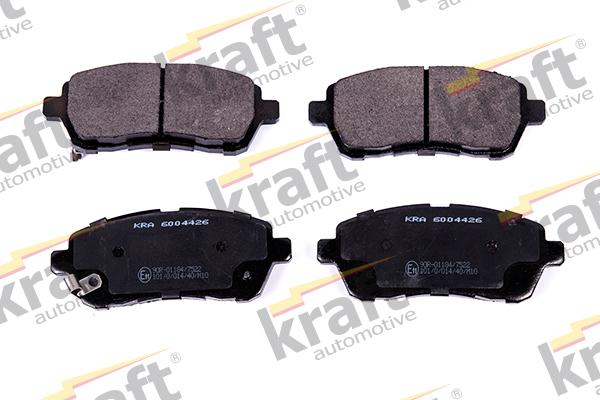 KRAFT AUTOMOTIVE 6004426 - Тормозные колодки, дисковые, комплект www.autospares.lv