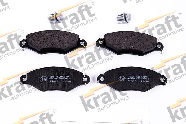 KRAFT AUTOMOTIVE 6005679 - Тормозные колодки, дисковые, комплект www.autospares.lv