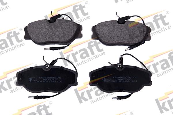 KRAFT AUTOMOTIVE 6005670 - Brake Pad Set, disc brake www.autospares.lv