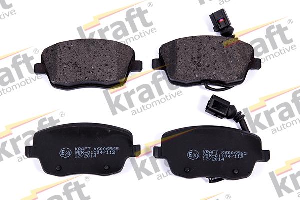 KRAFT AUTOMOTIVE 6006565 - Тормозные колодки, дисковые, комплект www.autospares.lv