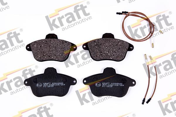 KRAFT AUTOMOTIVE 6006000 - Bremžu uzliku kompl., Disku bremzes www.autospares.lv