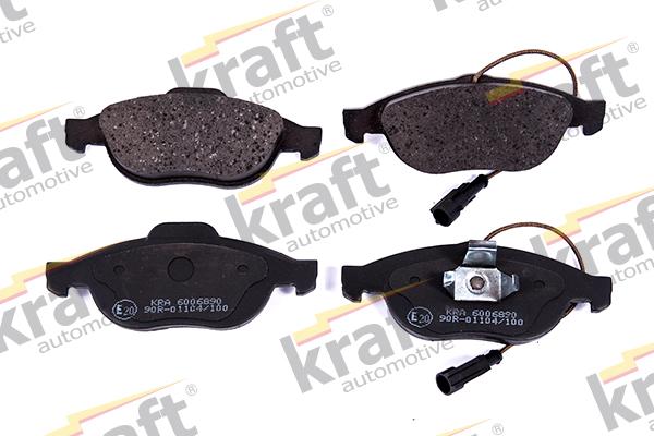 KRAFT AUTOMOTIVE 6006890 - Тормозные колодки, дисковые, комплект www.autospares.lv