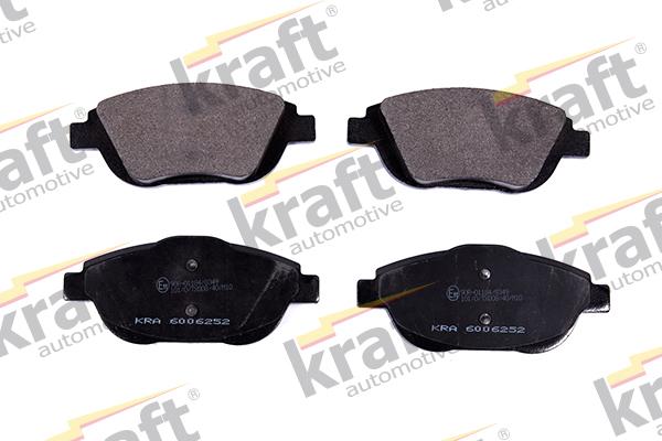 KRAFT AUTOMOTIVE 6006252 - Тормозные колодки, дисковые, комплект www.autospares.lv