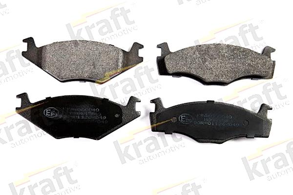 KRAFT AUTOMOTIVE 6000040 - Тормозные колодки, дисковые, комплект www.autospares.lv