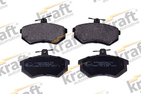 KRAFT AUTOMOTIVE 6000170 - Brake Pad Set, disc brake www.autospares.lv