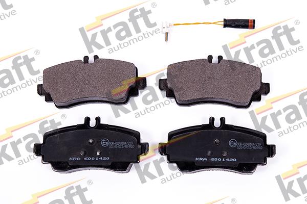 KRAFT AUTOMOTIVE 6001420 - Тормозные колодки, дисковые, комплект www.autospares.lv