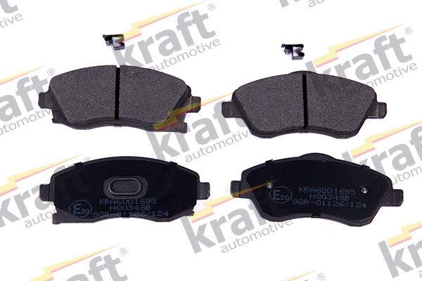 KRAFT AUTOMOTIVE 6001695 - Тормозные колодки, дисковые, комплект www.autospares.lv