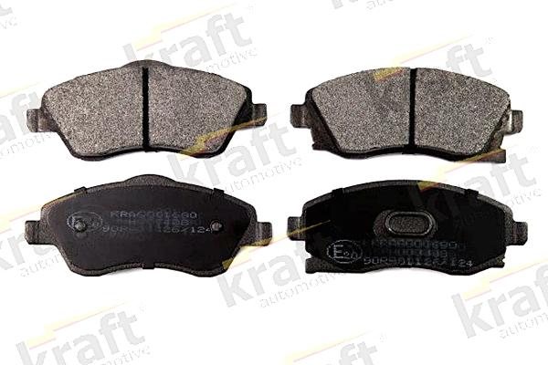 KRAFT AUTOMOTIVE 6001690 - Brake Pad Set, disc brake www.autospares.lv