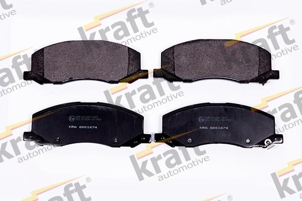 KRAFT AUTOMOTIVE 6001674 - Bremžu uzliku kompl., Disku bremzes www.autospares.lv