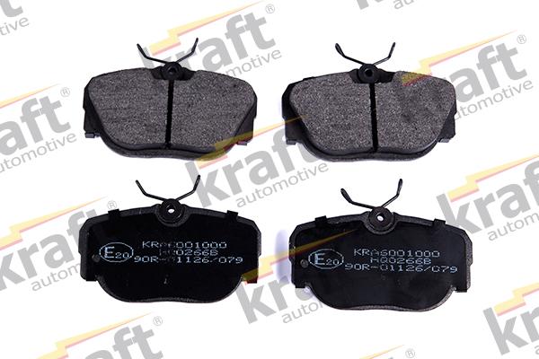 KRAFT AUTOMOTIVE 6001000 - Brake Pad Set, disc brake www.autospares.lv