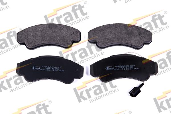 KRAFT AUTOMOTIVE 6003427 - Тормозные колодки, дисковые, комплект www.autospares.lv