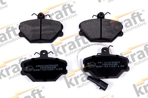 KRAFT AUTOMOTIVE 6003060 - Тормозные колодки, дисковые, комплект www.autospares.lv