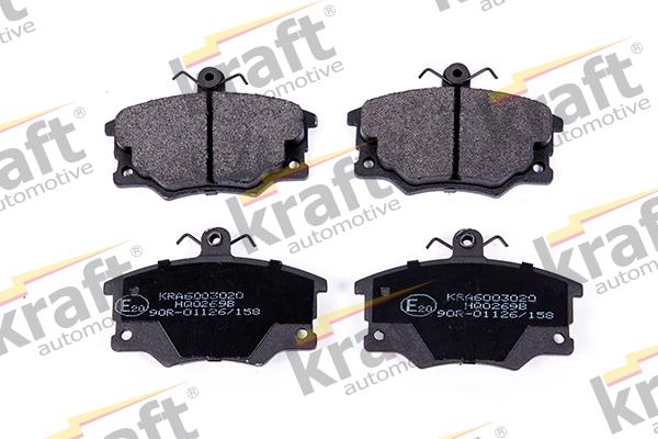 KRAFT AUTOMOTIVE 6003020 - Тормозные колодки, дисковые, комплект www.autospares.lv