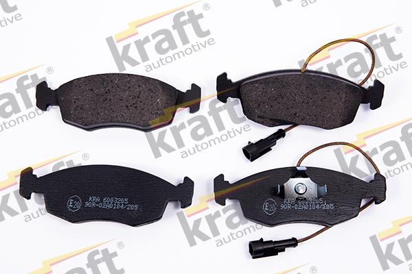 KRAFT AUTOMOTIVE 6003205 - Тормозные колодки, дисковые, комплект www.autospares.lv