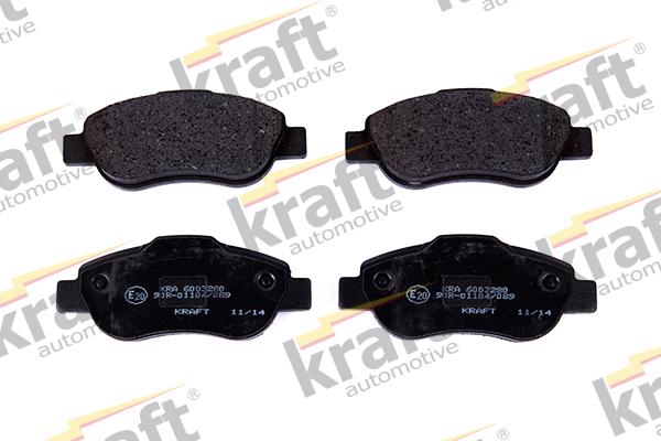 KRAFT AUTOMOTIVE 6003280 - Bremžu uzliku kompl., Disku bremzes www.autospares.lv