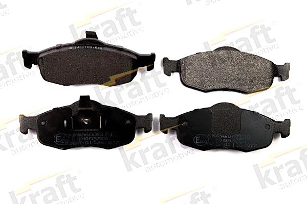 KRAFT AUTOMOTIVE 6002170 - Тормозные колодки, дисковые, комплект www.autospares.lv