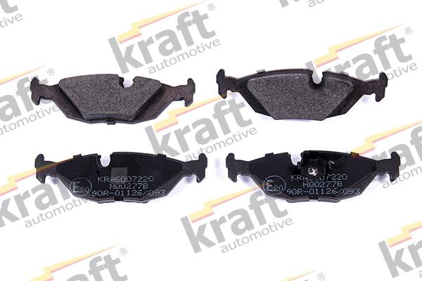 KRAFT AUTOMOTIVE 6007220 - Тормозные колодки, дисковые, комплект www.autospares.lv