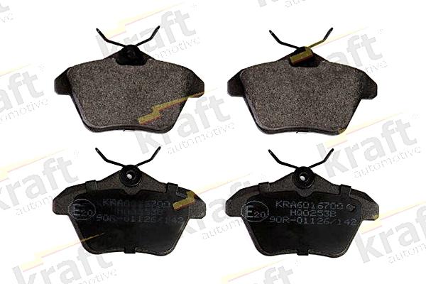 KRAFT AUTOMOTIVE 6016700 - Brake Pad Set, disc brake www.autospares.lv