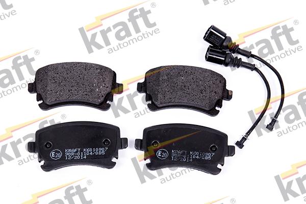 KRAFT AUTOMOTIVE 6010907 - Тормозные колодки, дисковые, комплект www.autospares.lv