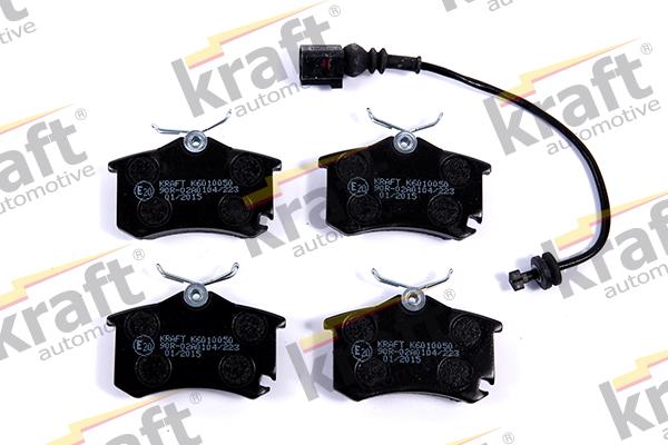 KRAFT AUTOMOTIVE 6010050 - Тормозные колодки, дисковые, комплект www.autospares.lv