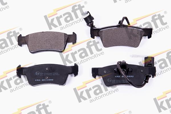 KRAFT AUTOMOTIVE 6010892 - Тормозные колодки, дисковые, комплект www.autospares.lv